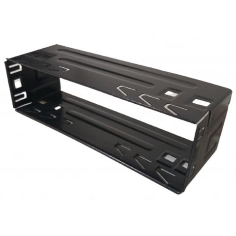 Cinta Rádio Universal Preta E Prata Gaveta Fixação Cd Sony