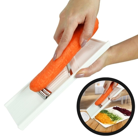 Cortador Para Legumes Fatiador Ralador Dupla Face Keita