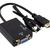 Cabo Conversor Adaptador Hdmi Para Vga Com Saída P2 Áudio - comprar online