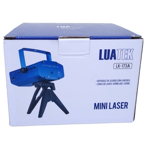 Mini Laser Projetor Holografico Tripe Lua Tek Lk173a