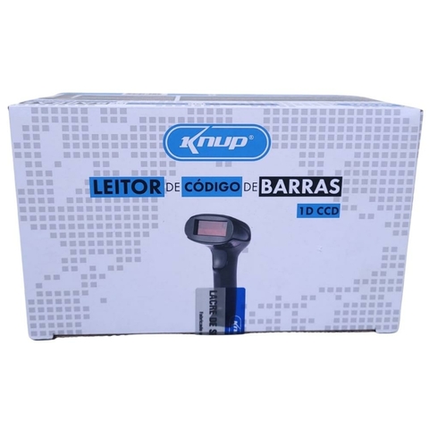 Leitor Código De Barra Com Fio Knup Kp-1026 1d Ccd