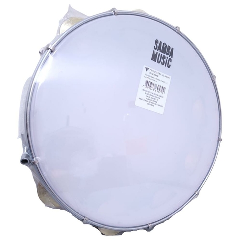 Pandeiro Phx 12 Madeira Samba Music Branco Wood Leitosa