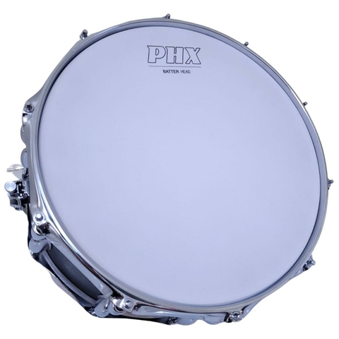 Caixa Bateria 8x14 10 Afinação Canoa Dupla Preto PHX