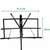 Suporte Estante Saty Para Partitura 5025 Pedestal Dobravel na internet