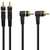 CABO RCA AUTOMOTIVO 5MT PRETO IMPORT 13290 - Mix Acessorios e Música