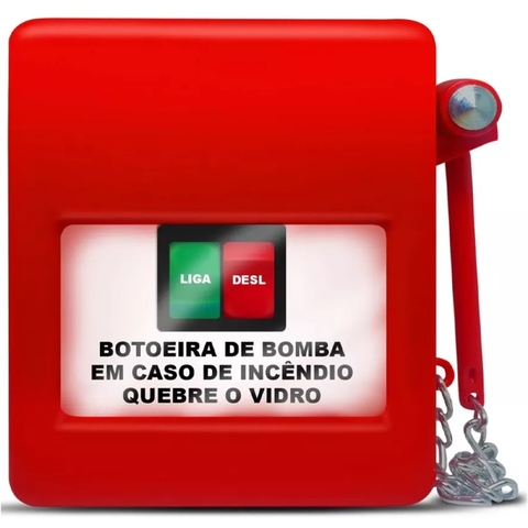 Botoeira Alarme Incêndio Com Chave Liga/ Desliga - Celpan