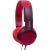 Fone Oex Teen HP303 Vermelho Com Fio e com Microfone