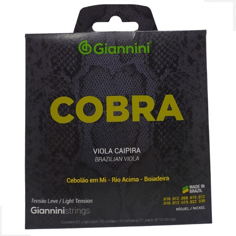 Encordoamento Viola Giannini Cobra Níquel GESVNL Leve
