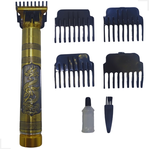 Máquina Profissional De Cabelo Gold Buda Objetiva Com USB