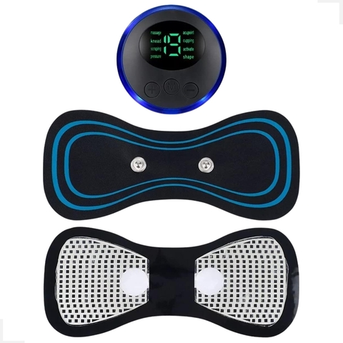 Mini Massageador Muscular Elétrico Portátil Recarregável USB