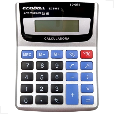 Calculadora Mesa/Escritório/Balcão 8 Dígitos ECOODA EC8985