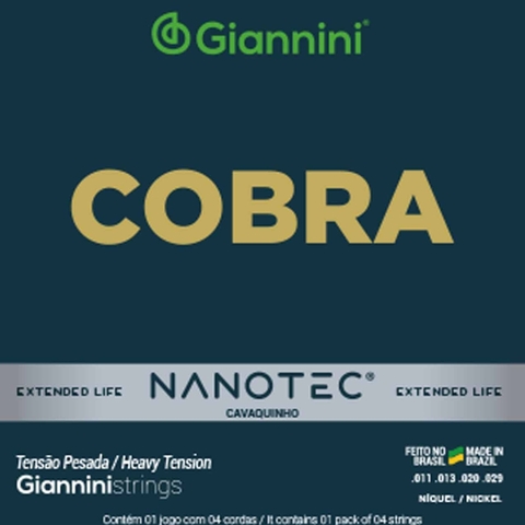 Encordoamento Cavaco Giannini Niquelada Nanotec GESCP PN