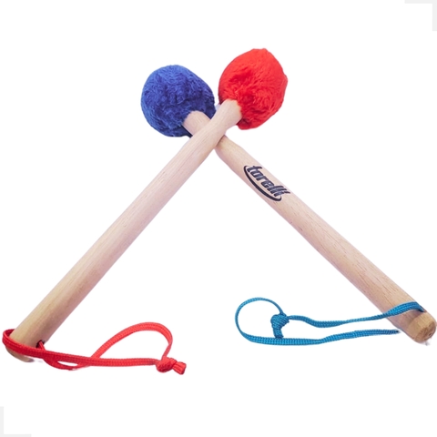 MACANETA PARA SURDO BUMBO MADEIRA TORELLI COLORIDO TQ081