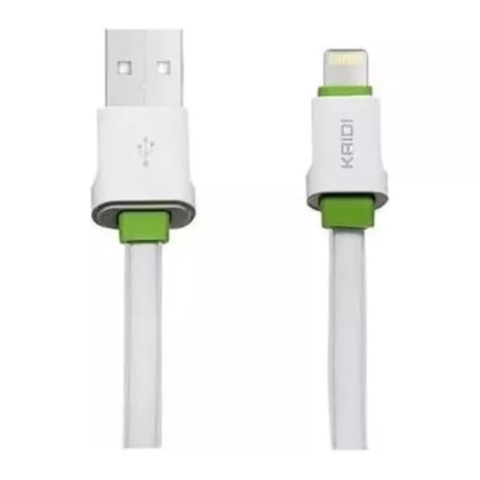 Cabo De Dados Kaidi e Carregamento Turbo USB-IOS 1Mt kd-306
