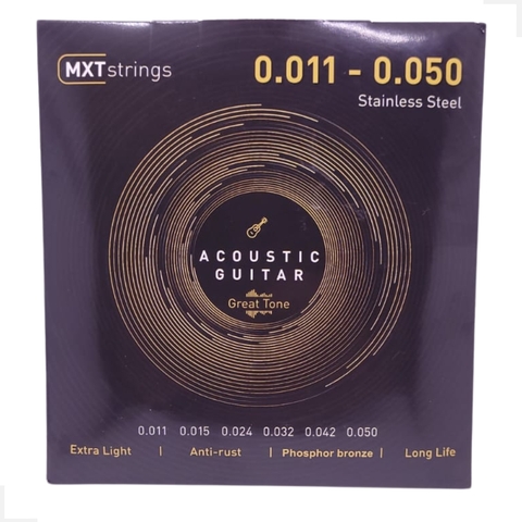 Encordoamento Para Violão 011 050 Tensão Extra Light