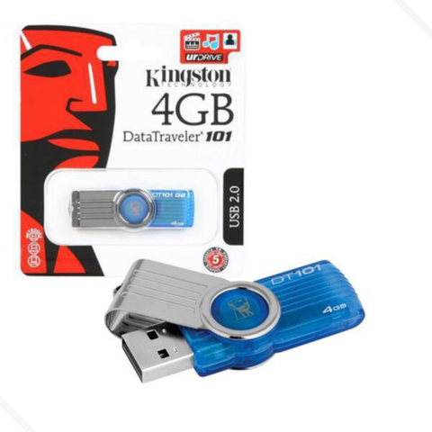 PEN DRIVE 4GB KINGSTON METAL DATATRAVELER 101