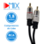 Cabo P2ST + 2RCA Profissional Nylon 1,80 Metros Mxt - comprar online