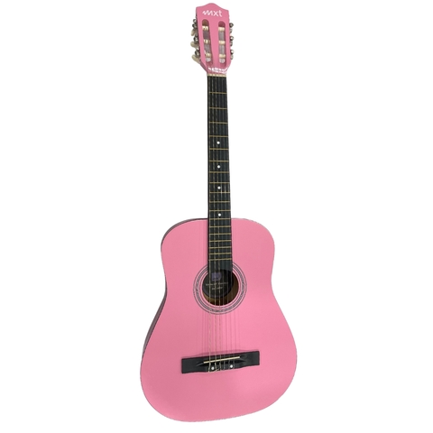 violão clássico rosa acustico iniciante mxt 38c-ntp