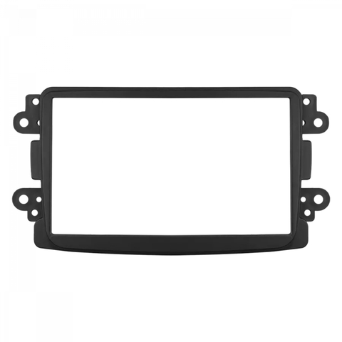 Moldura 2 Din Renault Duster Sandero Logan Kwid 2011 > 2020