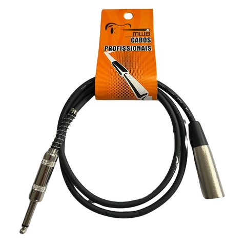 Cabo Para Microfone P10/XLR MACHO 1 Metro MWB