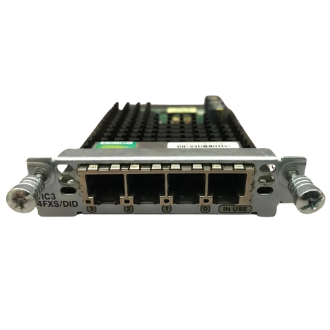 Placa de interface de voz de 4 portas Cisco VIC3-4FXS/DID