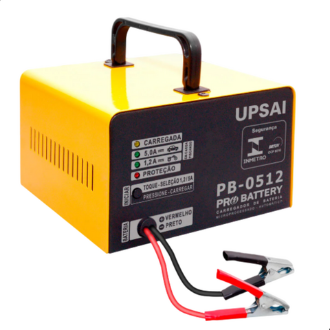 Carregador de Bateria 12V Profissional Automático 5A Upsai