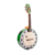 Banjo Marques Verde Eletroacústico Aro Cromado - comprar online
