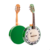 Banjo Marques Verde Eletroacústico Aro Cromado