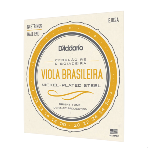 Encordoamento Viola Caipira Cebolão Ré Boiadeira Daddario