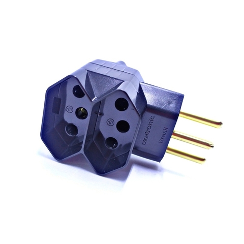 Adaptador Beijamim 3 Tomadas 3P T Seller