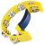Pandeiro Meia Lua Amarelo Pml 001AM Liverpool