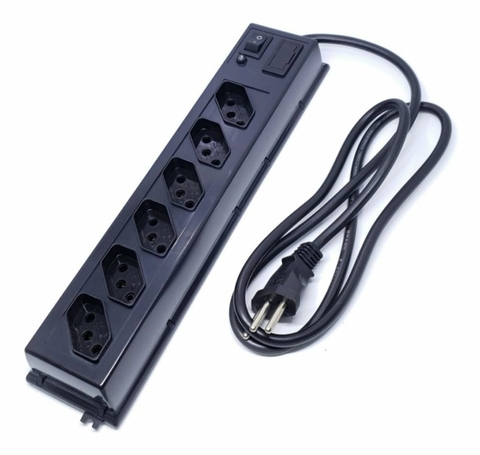 Filtro De Linha Extensao 6 Tomadas 1.10 Metro Profissional