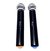 Microfone Sem Fio Duplo Com Visor Digital Devox Uhf Dx-580 na internet