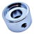 Knob Metal Push Pull Medio Cromado Dolphin Unitario - comprar online