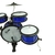 Imagem do Bateria Infantil Kids Luen Pop Max Azul Com Baqueta + Banco