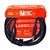 Cabo Microfone 4.57 Metros Xlr Femea + P10 Mac Cabos