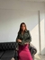 CAMPERA ECO CUERO CRACKEADA CON CINTO - VESEL