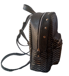 Mochi Ámsterdam Reptilada Negra - comprar online