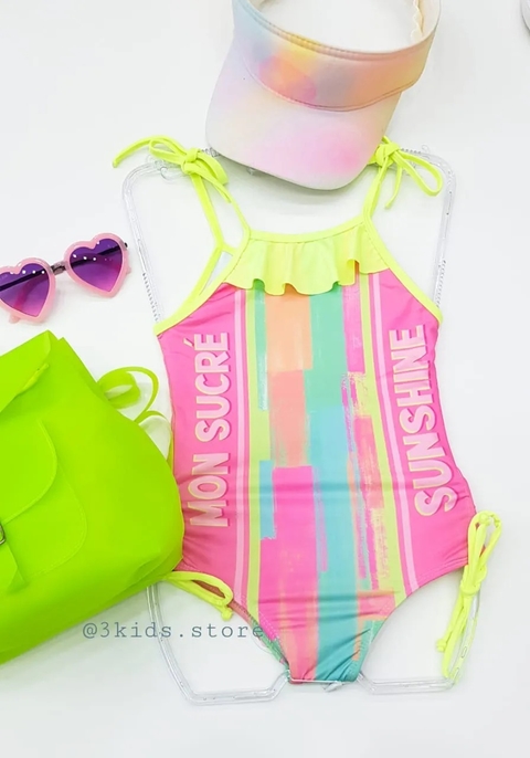 Maiô Infantil Babados Lemon Mon Sucré 51135219008