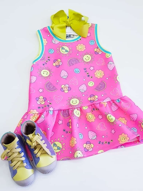 Vestido Infantil Regata Sol Kukiê 60531-R