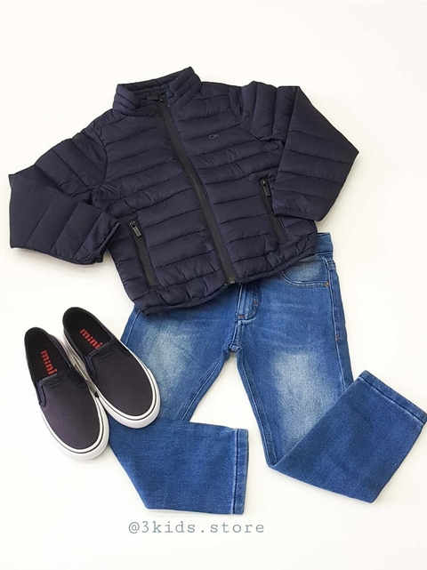 Jaqueta Puffer Infantil Marinho Ogochi 027496800 - comprar online