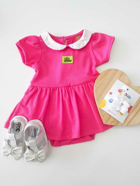 Vestido Body Polo Bebê Up Baby 44413-P