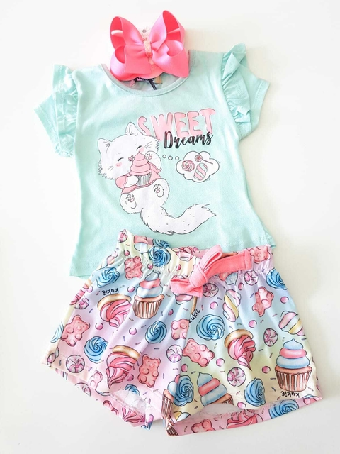 Pijama Infantil Gatinho Kukiê 48059