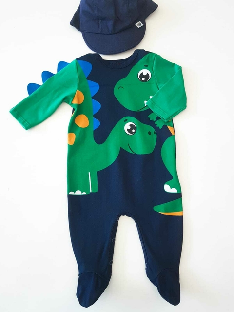 Macacão Bebê Em Malha Dinossauro Kyly 1000023