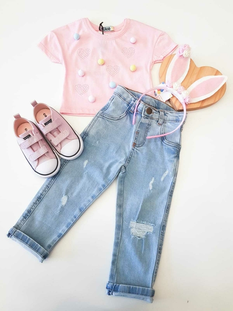 Calça Jeans Infantil Destroyed Skinny Up Baby 43651