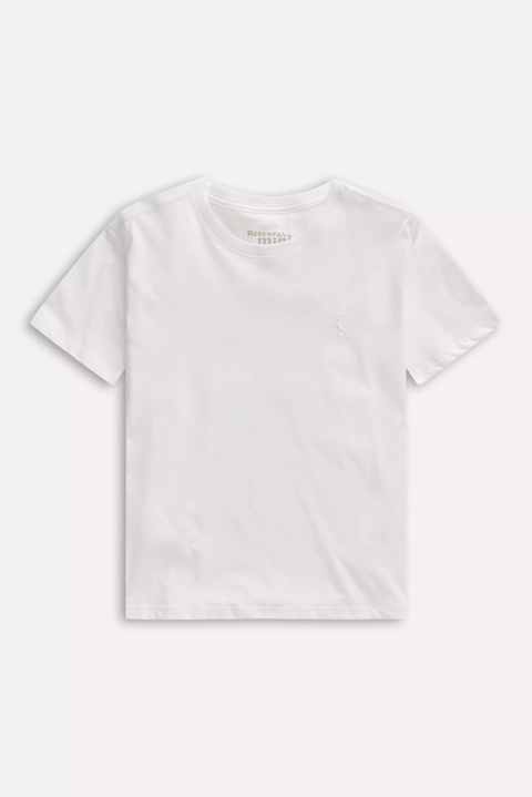 Camiseta Infantil Básica Branca Reserva 50753