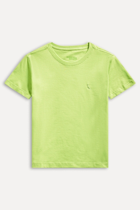 Camiseta Infantil Básica Verde Neon Reserva Mini 754495-Vn