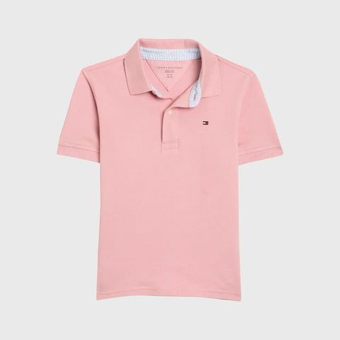 Polo Infantil Rosa Tommy Hilfiger Tk71j2802-R