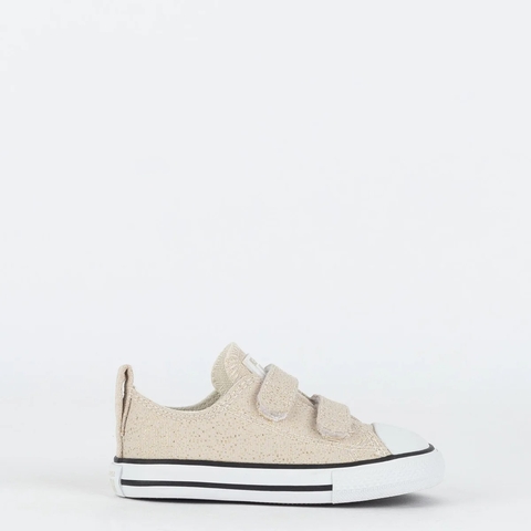 Tênis All Star Infantil Velcro Dourado Converse Ck12040001