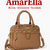 Bolsa de couro sintético com design sofisticado